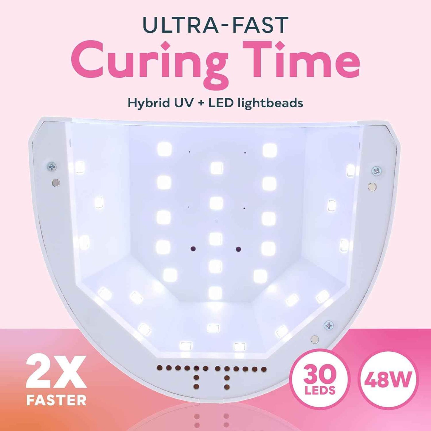 Professional SUNUV UV Nail Lamp with Adjustable Settings & UV Gloves for Gel Manicures