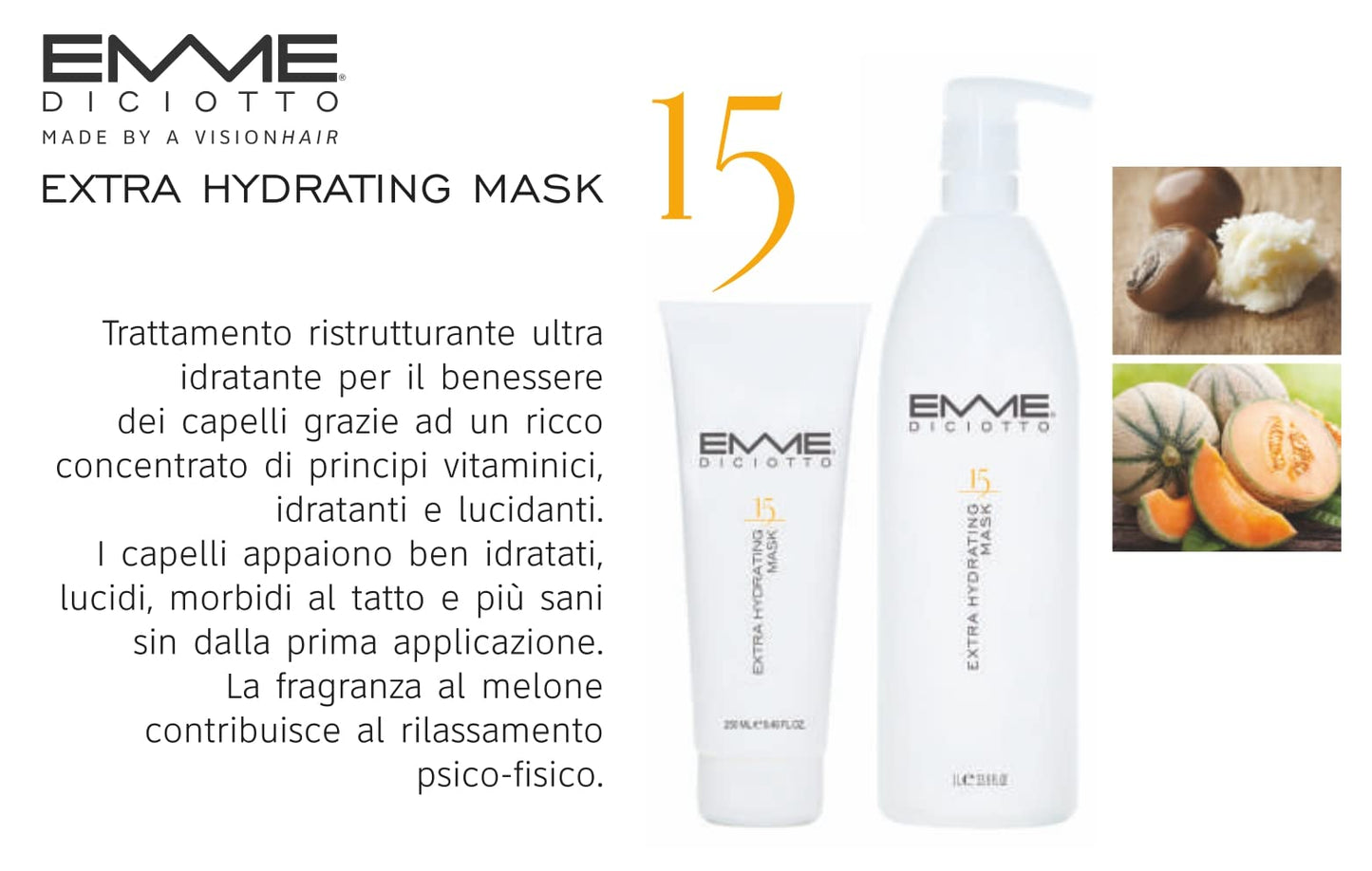EMME DICIOTTO Emmediciotto Extra Hydrating Mask 15 8.46 oz | 250ml