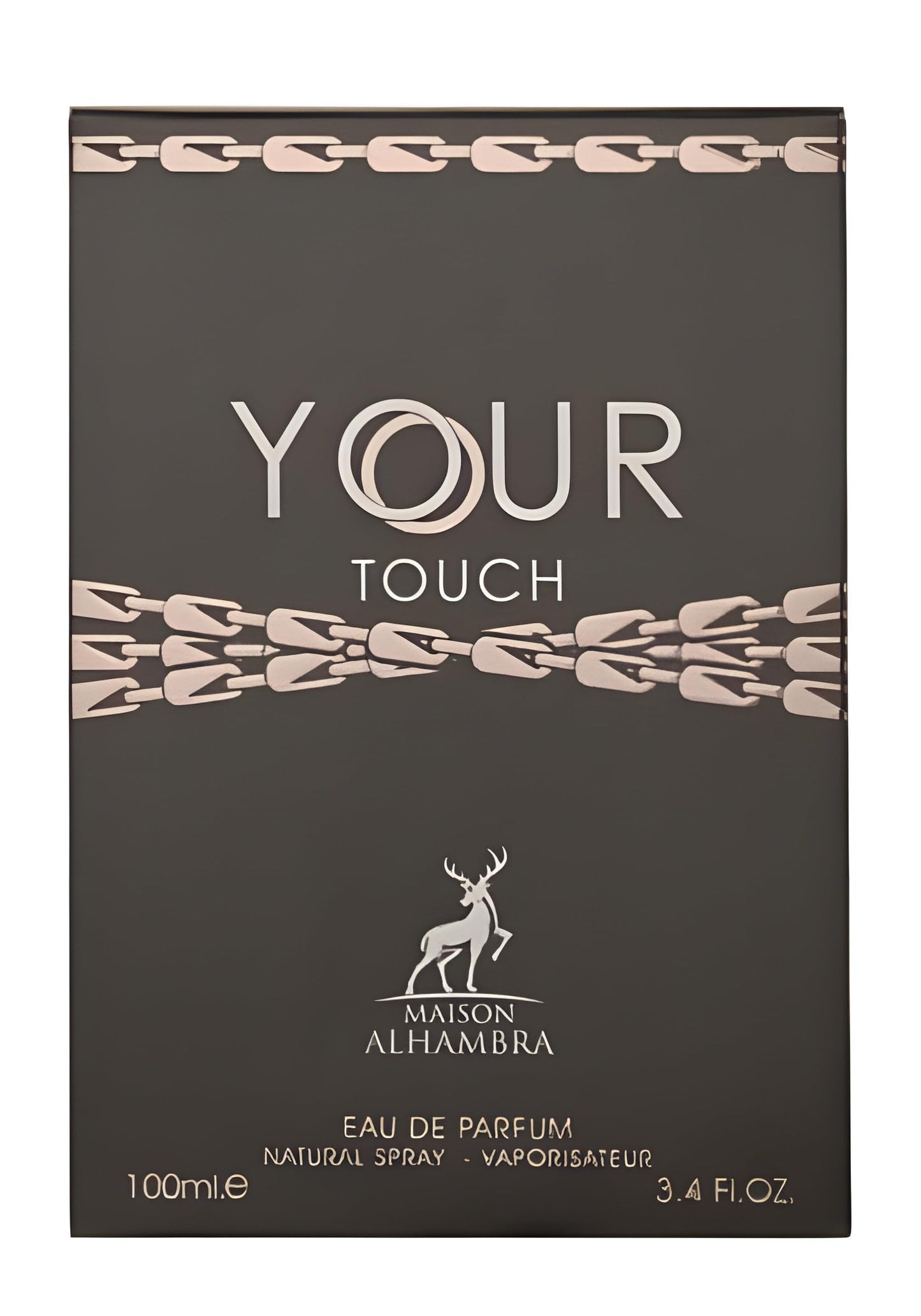 Lattafa Maison Alhambra Your Touch Eau de Parfum Spray for Men, 3.4 Ounce