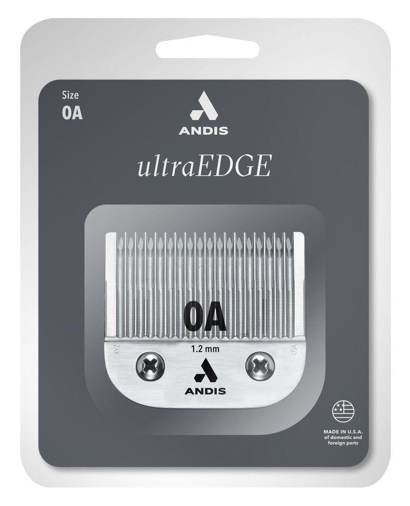 Andis 64210 UltraEdge Carbon Steel Detachable Clipper Blade, Size 0A, 3/64-Inch Cut Length