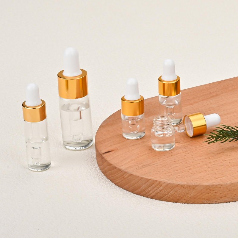 COTOM 100 Pack Mini Dropper Bottle for Cuticle Oil, 10ml Small Sample Essential Oil Dropper Bottles for Travel, Clear Empty Vails for Cosmetic Perfume