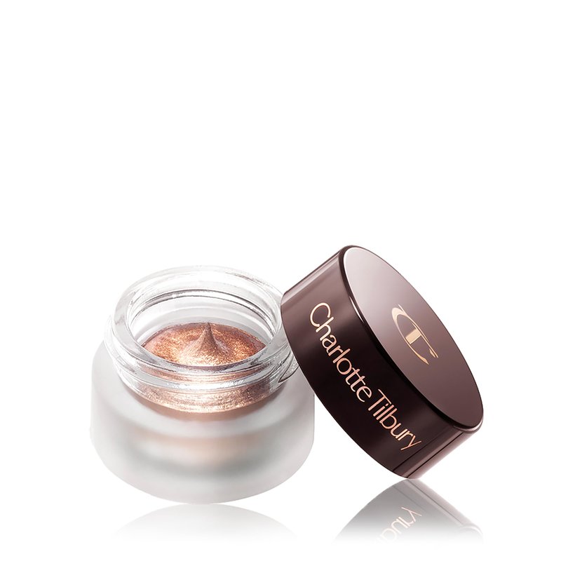 Charlotte Tilbury Eyes to Mesmerize Cream Eyeshadow - Long-Lasting Single Eyeshadow - Water-Infused Metallic Formula with Vitamin E for Crease-Resistant Wear - Oyster Pearl (Marie Antoinette)