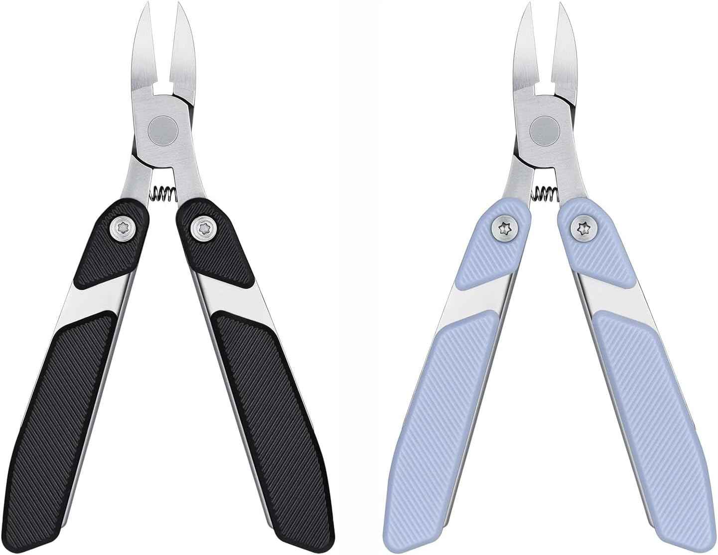 Heavy Duty Nail Clippers for Thick & Ingrown Toenails - Portable Folding Design for Men & Seniors