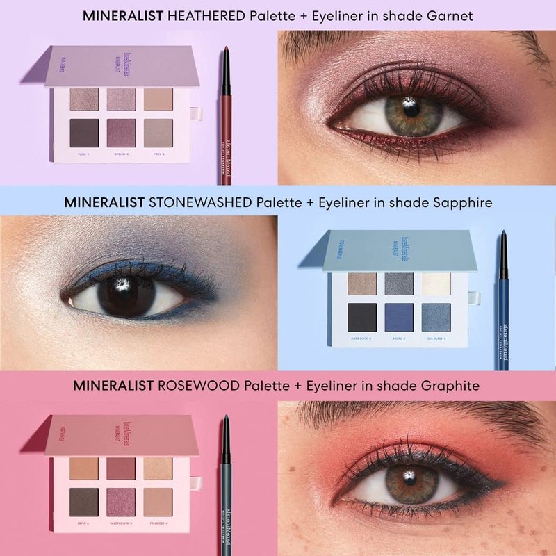 bareMinerals Mineralist Lasting Eyeliner, Graphite, Vegan, Cruelty-Free & Dermatologist-Tested