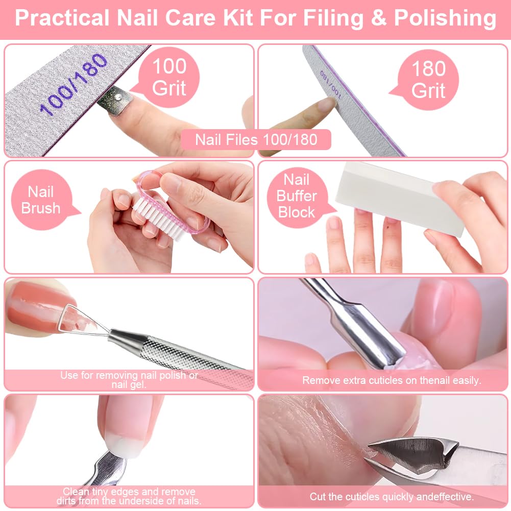 Nail Soaking Bowl & Care Kit - Electric Gel Polish Remover Steamer for Home & Salon