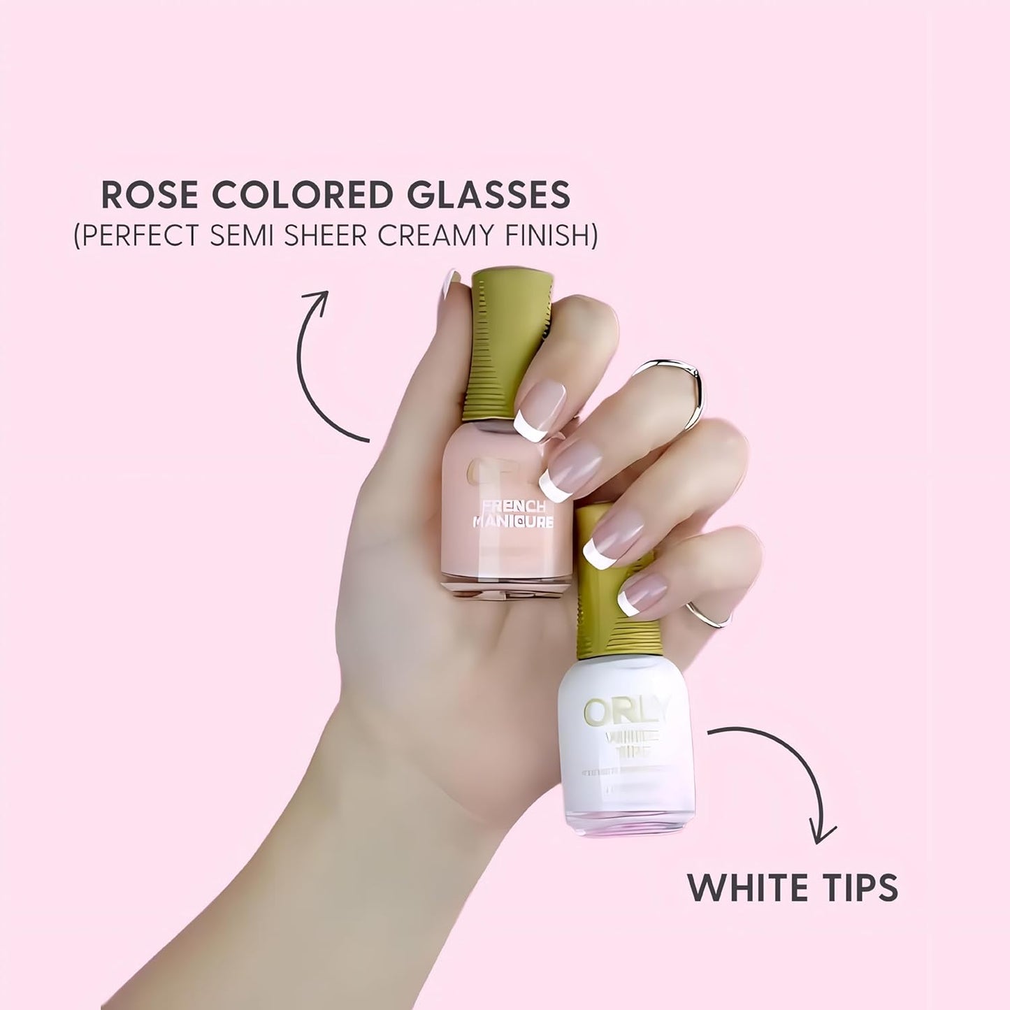 Orly French Manicure Sheer Nude Nail Lacquer - 0.6 oz (Pack of 2)