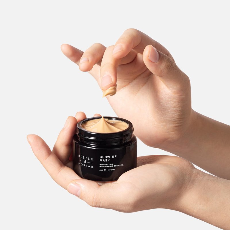 Pestle & Mortar Glow Up Mask,A resurfacing acid and enzyme mask for instantly smoother, brighter skin 1.76 oz