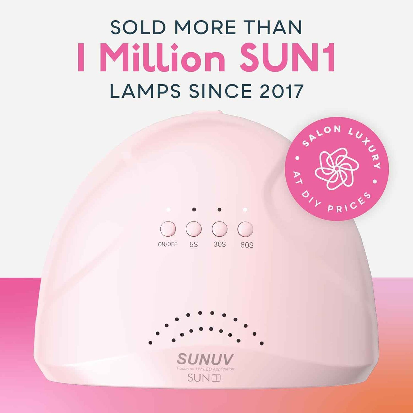 Quick-Drying SUNUV UV Nail Lamp with Adjustable Settings & UV Protection Gloves