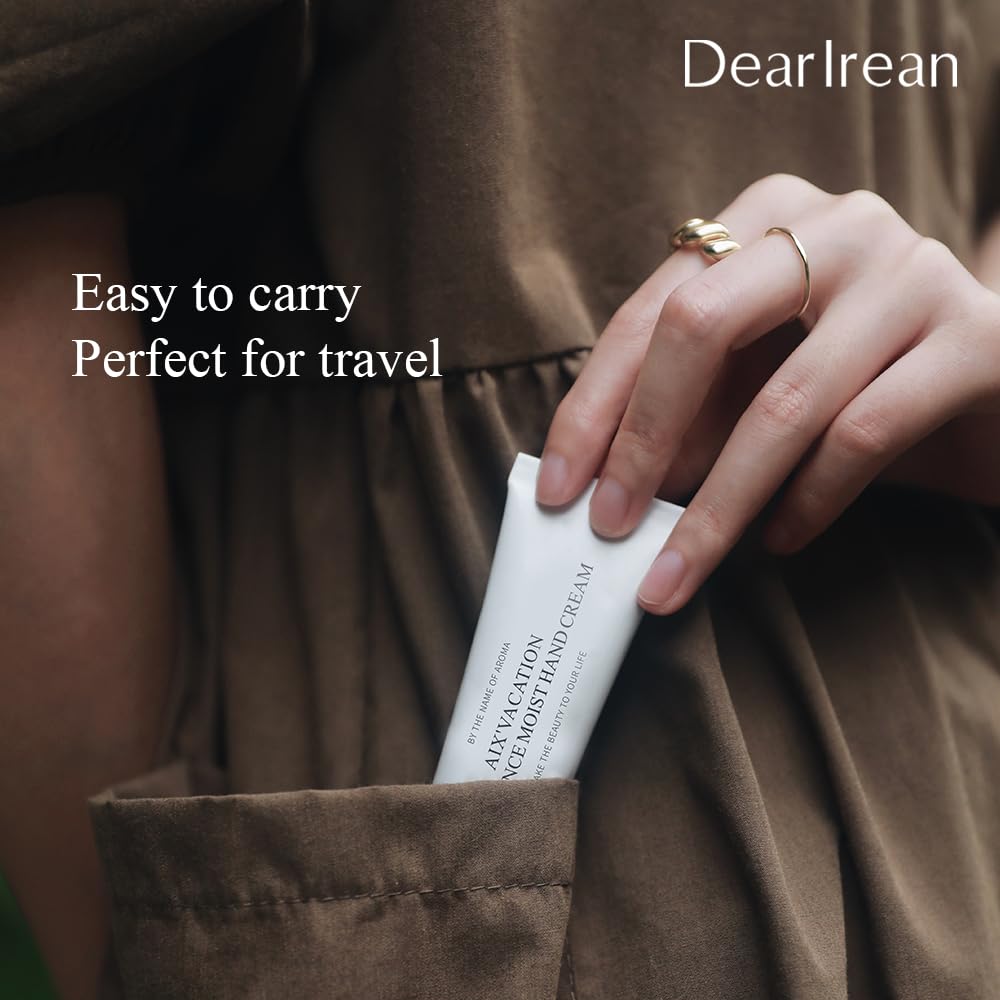 Hydrating Hand Cream Gift Set - 5-Piece Travel Lotions for Dry Hands, Moisturizing & Nourishing