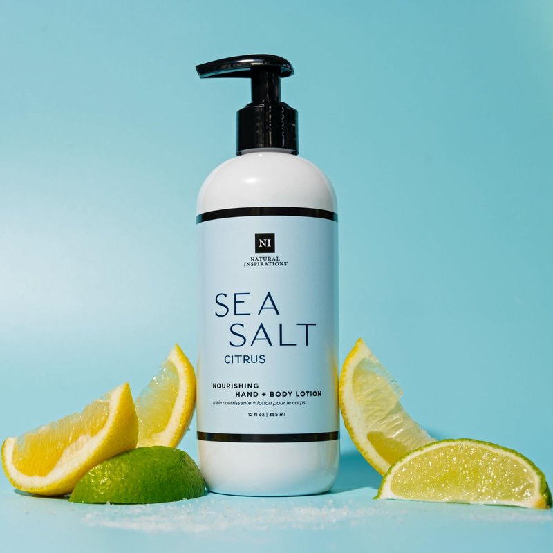 Natural Inspirations Sea Salt Citrus Nourishing Hand + Body Lotion 12oz