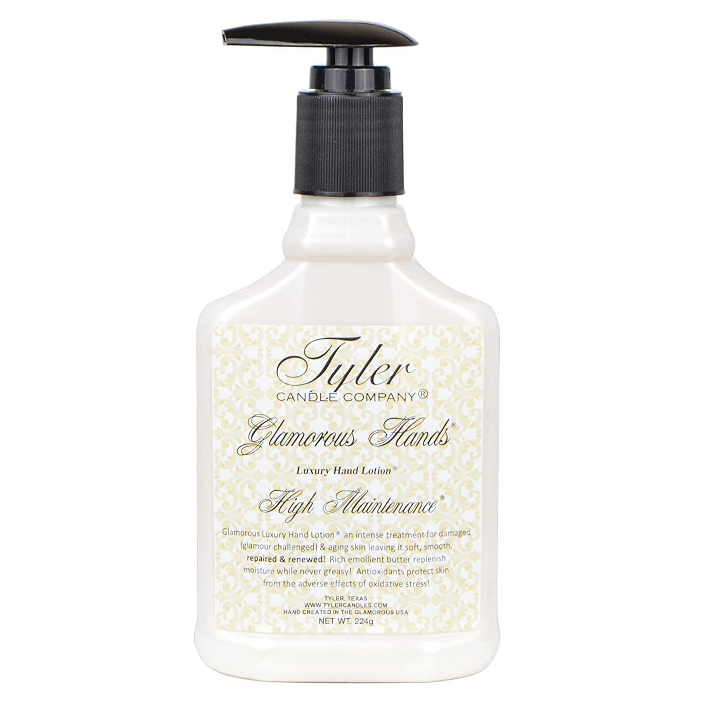 Lumintrail Tyler Glamorous Hands Luxury Hand Lotion 224 grams, High Maintenance, 2-Pack Bundle with a Degreaser Pen