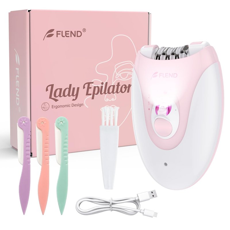 Epilator,Epilator for Women,Facial Hair Removal for Women Rechargeable,2 Speeds Hair Removal Device with 36 Tweezers,Hair Removal Device Legs/Face/Bikini/Arms,Epilator for face Smooth Skin