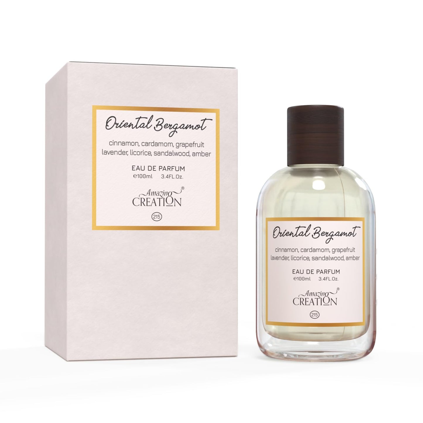 Amazing Creation Oriental Bergamot Eau De Parfum, 3.4 Fl Oz / 100ml