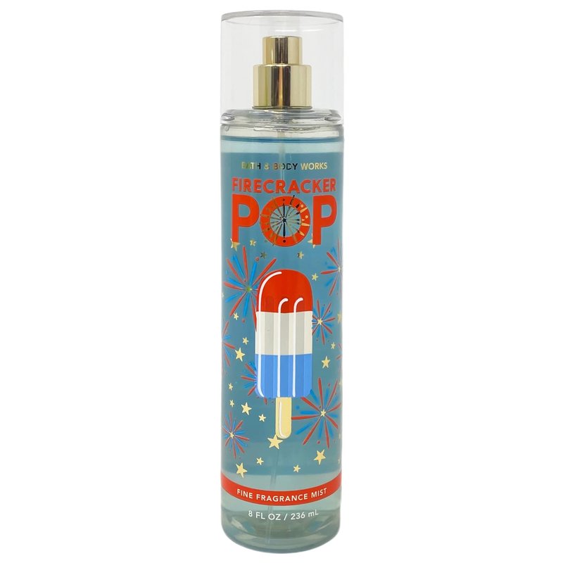 Bath and Body Works FireCracker Pop Fine Fragrance Mists Pack Of 2 8 oz. Bottles (FireCracker Pop)