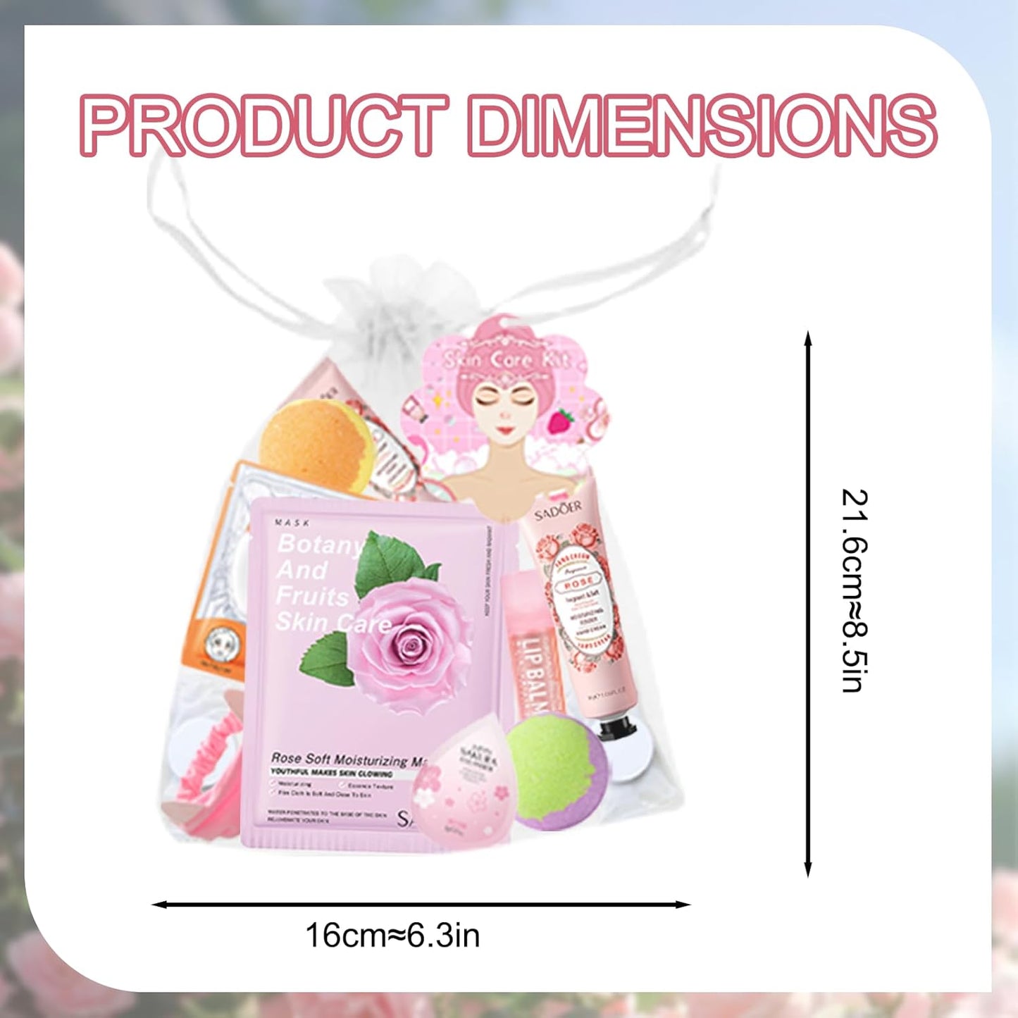 Spa Party Supplies - 68PCS Essentials Set with Hand Cream, Lip Balm & Foot Bath Bombs | Perfect for Birthday & Sleepover Events