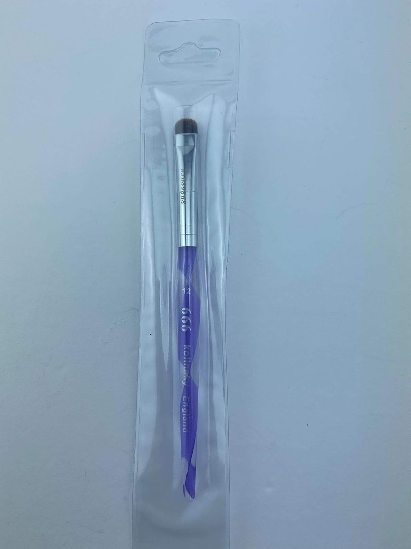 Kolinsky French Brush - Size 12 | Premium Purple Spiral Hair Brush