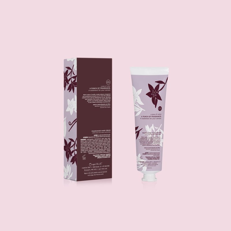 Capri Blue Moisturizing Hand Creams Travel Size – Flora Edit Collection – Nourishing Hand Creams for Dry Cracked Hands with Jojoba Oil & Shea Butter – Skin Care (Havana Vanilla 3, oz pack of 2)