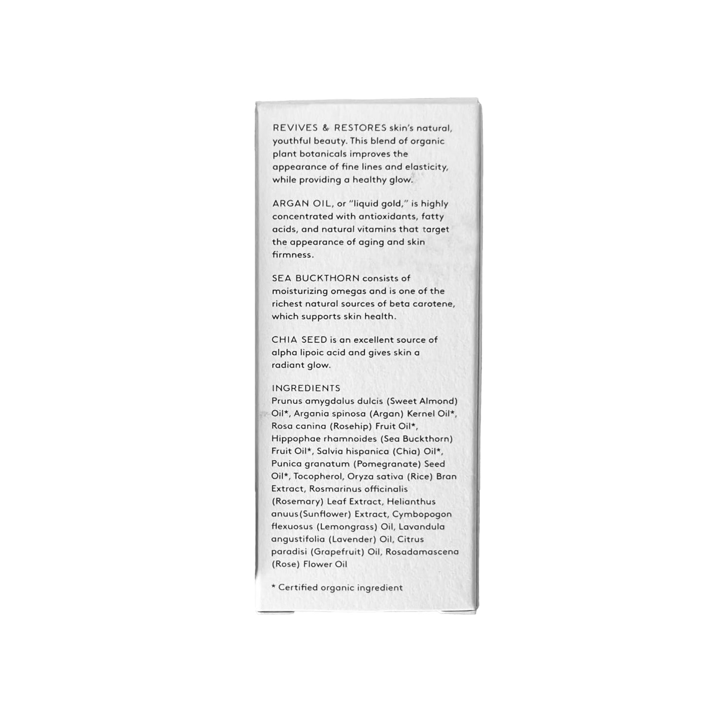 Naked & Thriving Rejuvenate Restorative Face Oil - Organic Vegan Formula for Wrinkle Reduction & Deep Hydration | 1.18 oz (35 mL)