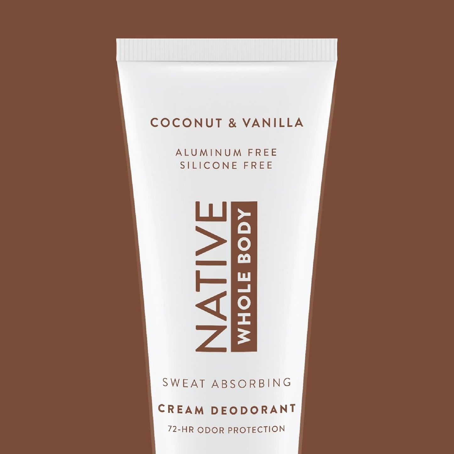 Native Whole Body Deodorant Cream - Aluminum-Free Coconut & Vanilla | 72-Hour Odor Protection with Shea Butter