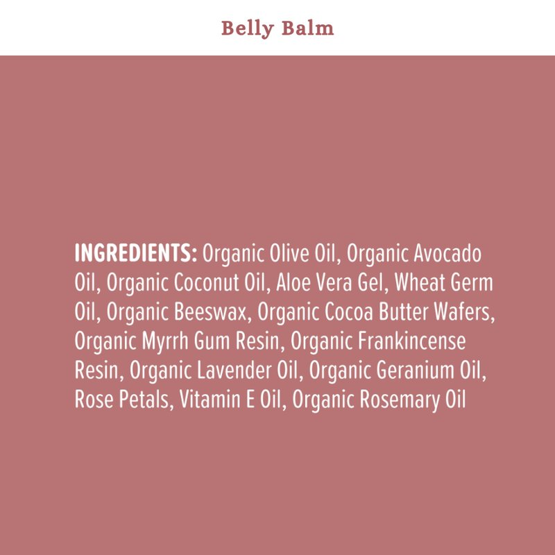 SPRIGS Belly Balm, 4 oz | Natural Moisturizing Cream for Pregnancy & Postpartum | Nourishing Body Butter for Dry Skin | Non-Greasy & Made with Relaxing Lavender Essential Oils & Soothing Cocoa Butter