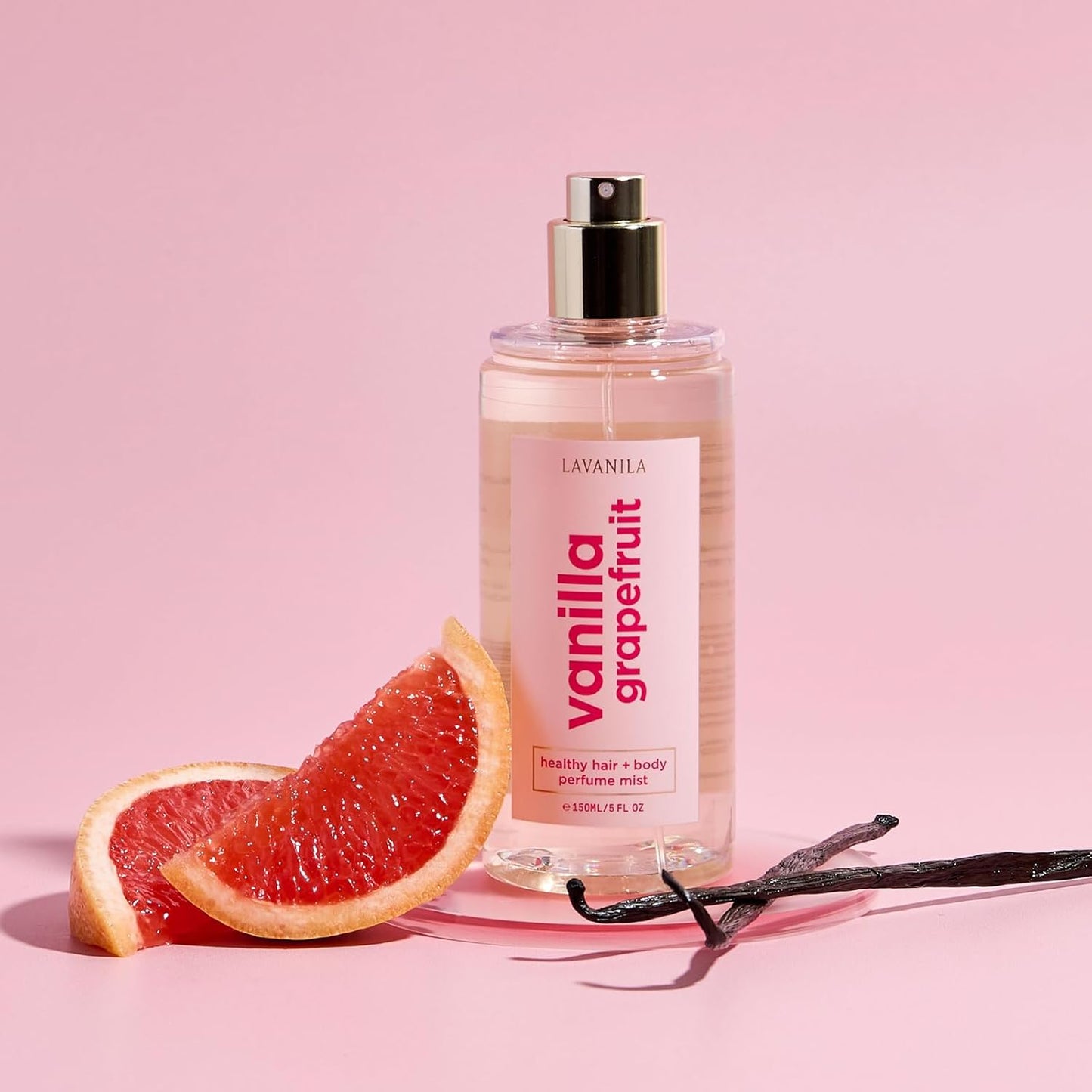 Lavanila Vanilla Grapefruit Hair & Body Mist - Citrusy Vanilla Fragrance for Women | 5 Oz Lightweight Spray