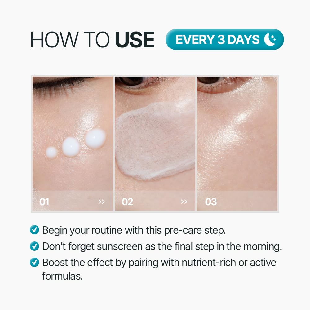 LULUBEU Deep Pore Bubble Shot Ampoule, K-Beauty Deep Pore Prep Serum with Crystal Spicule, PDRN & Azulene, 300-Shot Spicule System for Smoother, Clear-Looking Skin