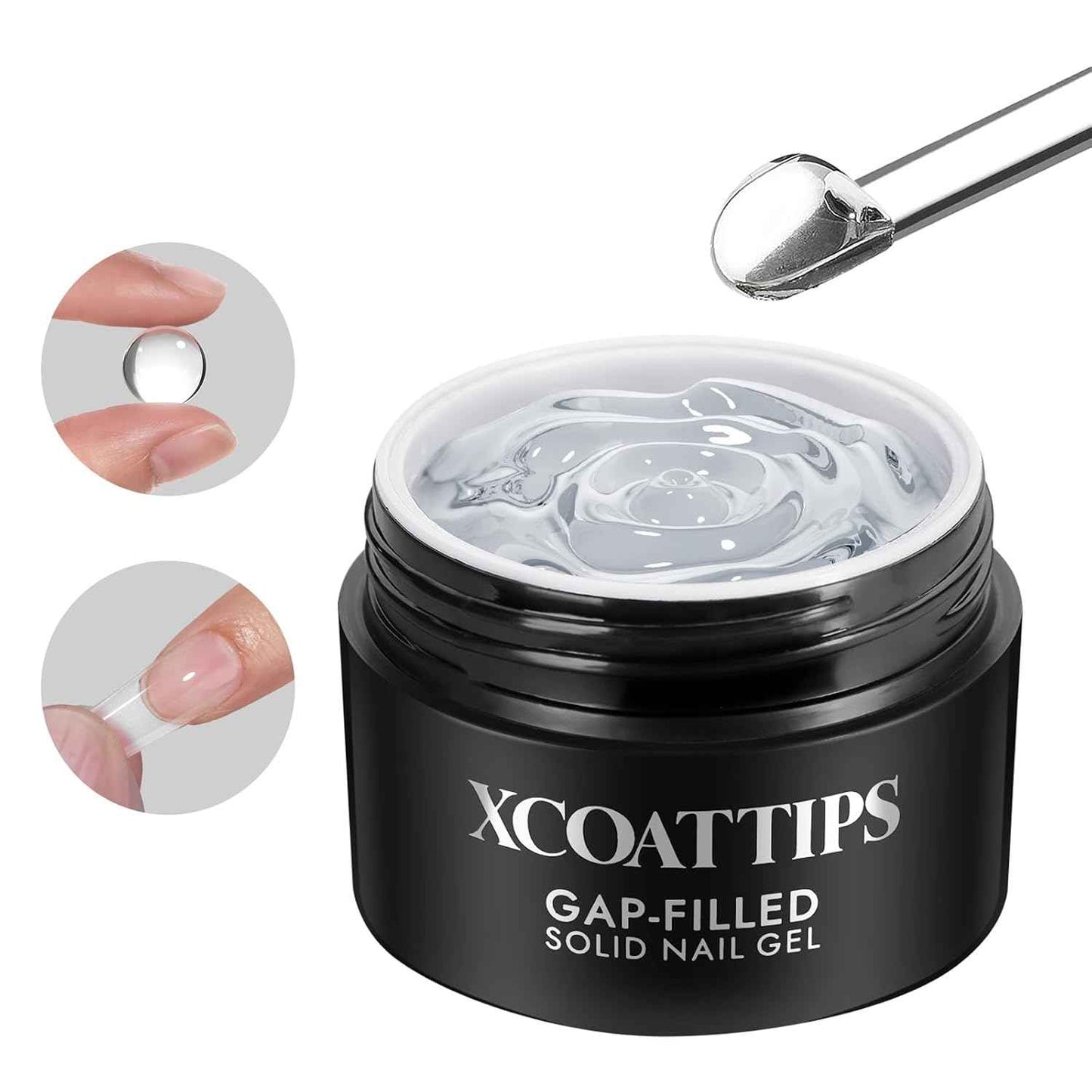 Builder Gel Top Coat & Solid Nail Glue Set - BTArtboxnails XCOATTIPS
