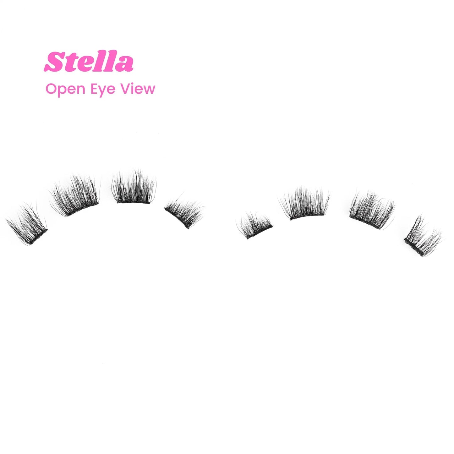 Mega Texture Lash Extension Look DIY Lashes by SoCal Beauty - Salon-Quality Faux Mink Lashes - Easy to Apply, Reusable, Lightweight & Cruelty-Free