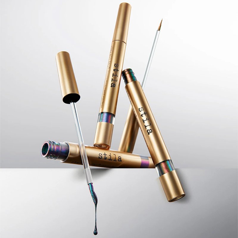 stila Stay All Day® Chroma-Flash Liquid Eye Liner | Long-Wear Shade-Shifting Metallic Liner with Chrome Finish | Smudge-Proof, Fade-Resistant | Precision Brush Tip | Bold, Multi-Dimensional Color