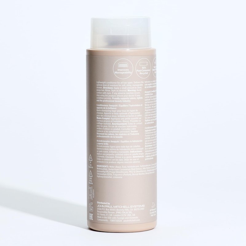 Paul Mitchell Awapuhi Conditioner, Balances Moisture + Adds Shine, For All Hair Types, 33.8 fl. oz