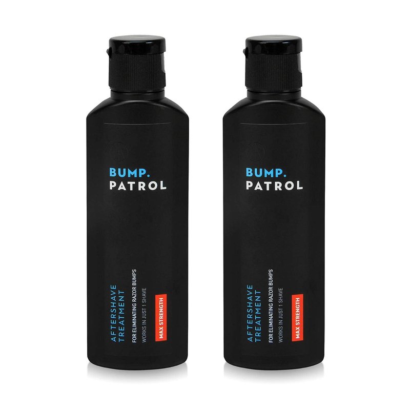 Bump Patrol Maximum Strength Aftershave Treatment Serum – Razor Bump Stopper and Ingrown Hair Treatment for Men and Women, Fast Acting Salicylic Acid for Razor Burn & Shaving Irritation - 2 oz Pack 2