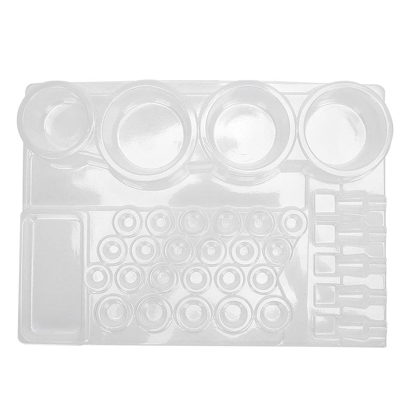 Disposable Ink Cup Holders - 24 Pack Drip Trays for Artists | Convenient & Resource-Saving