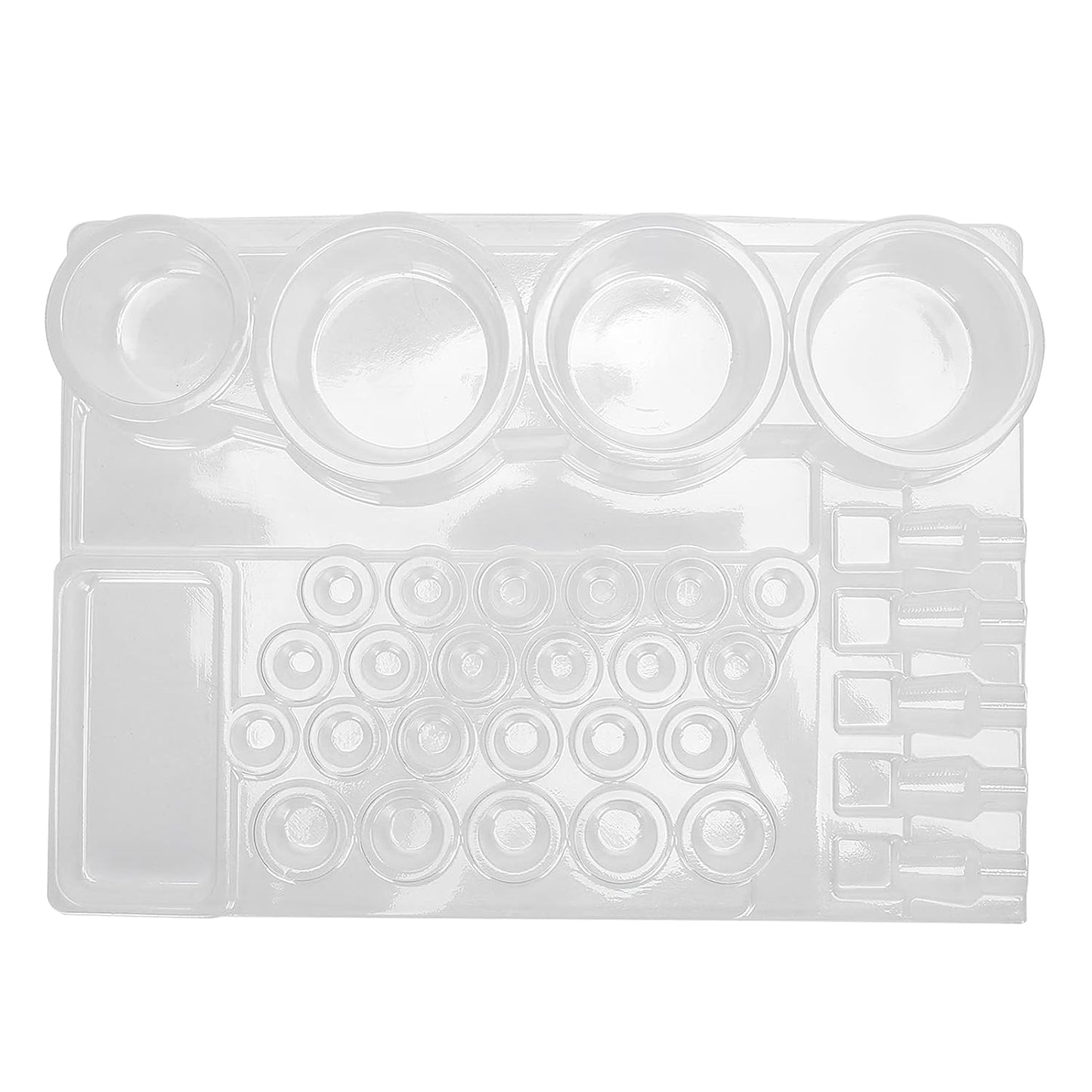 Disposable Ink Cup Holders - 24 Pack Drip Trays for Artists | Convenient & Resource-Saving