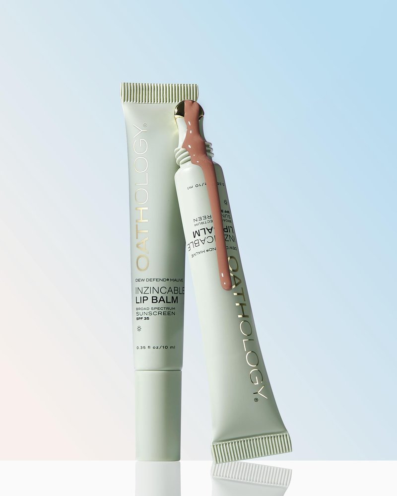 Oathology Inzincable® Mineral Lip Balm, SPF 35, 10mL, Dermatologist crafted skincare