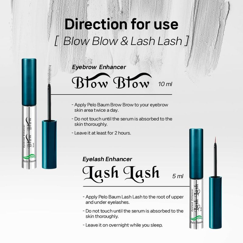Pelo Baum Brow Brow Eyebrow Enhancer Serum with Peptides & Biotin for Thicker Fuller Looking Brows Nourishing Conditioner for Thin Sparse Eyebrows Men Women 0.34 Fl Oz