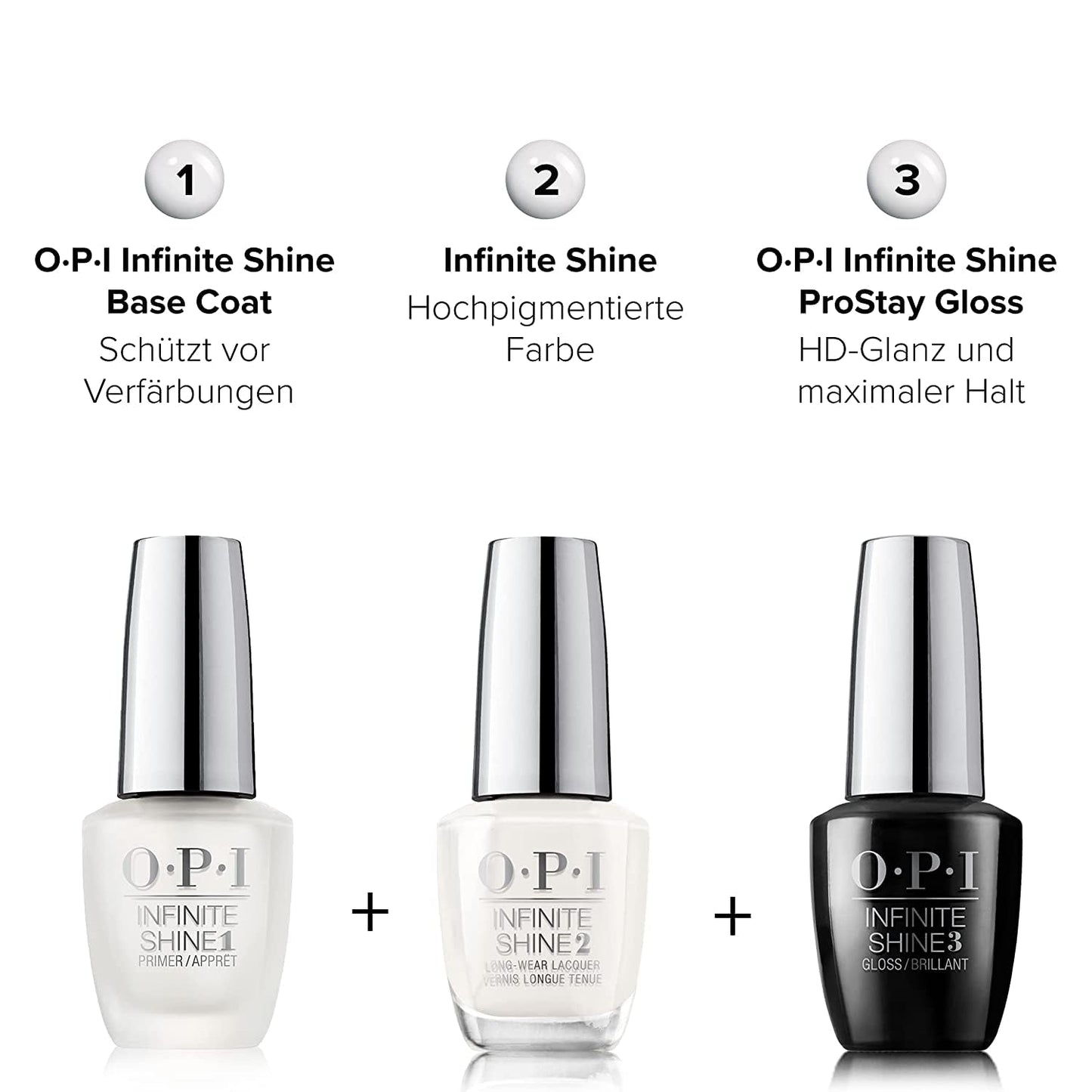 OPI Infinite Shine 2 Long-Wear Lacquer, Funny Bunny, White Long-Lasting Nail Polish, 0.5 fl oz