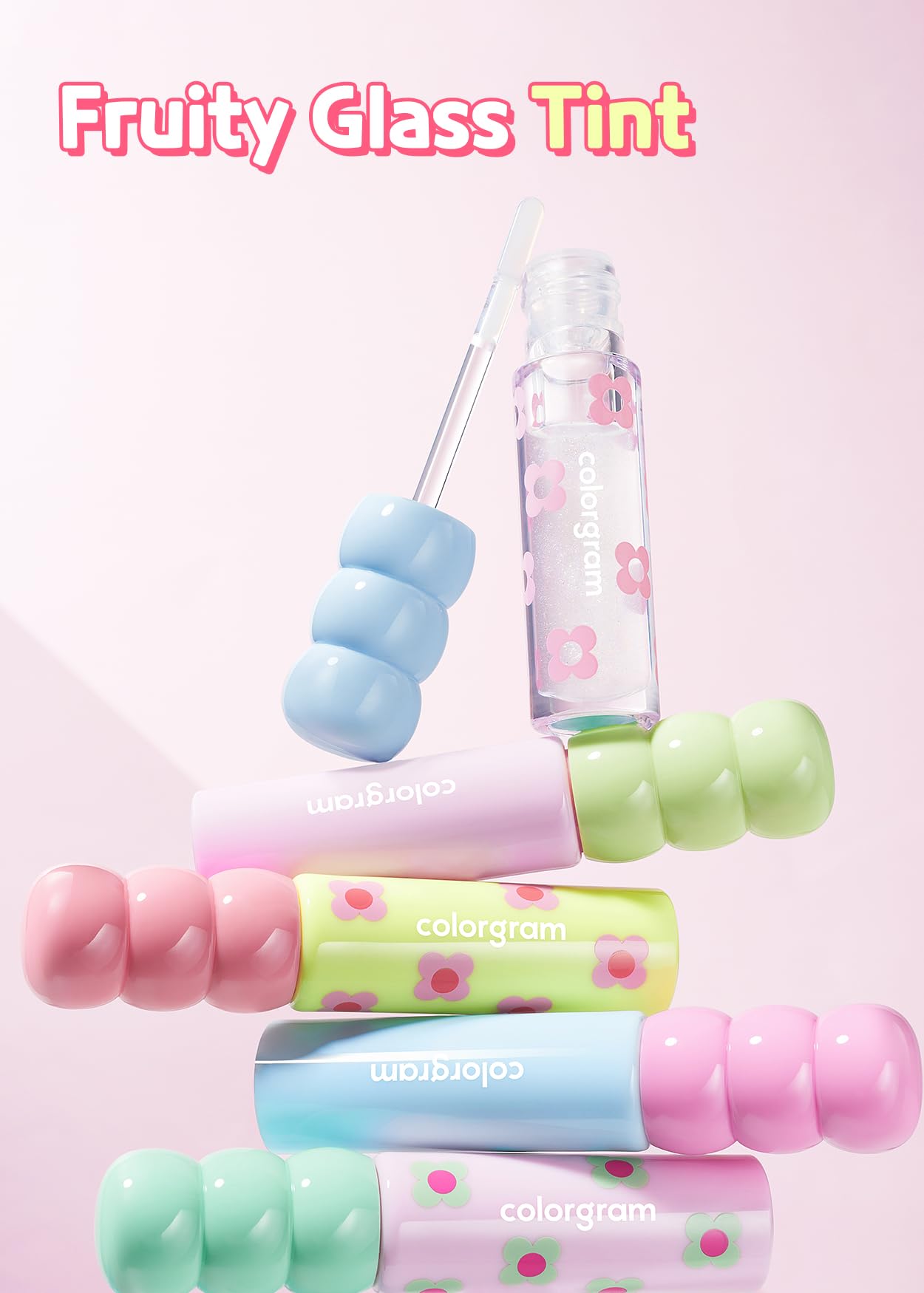 COLORGRAM Fruity Glass Tint 03 Soda Cool Peach + 04 Adorable Berry Bundle