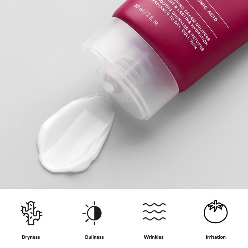 Paula's Choice SKIN RECOVERY Replenishing Face Moisturizer Cream, Daily Facial Moisturizer with Hyaluronic Acid, & Peptides, Face Lotion for Dry, Sensitive Skin, Fragrance-Free, 2oz