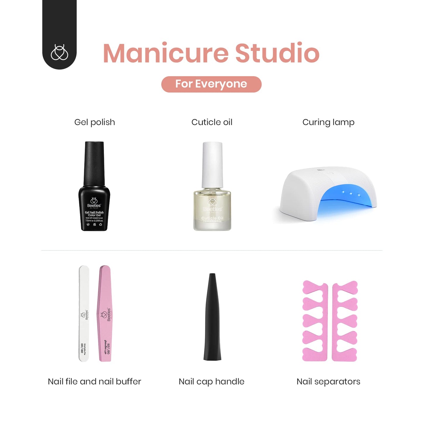 Beetles Gel Nail Polish Kit with Nail Blooming Gel 15ml Clear Uv Led Blossom Gel Polish Gift for Women
