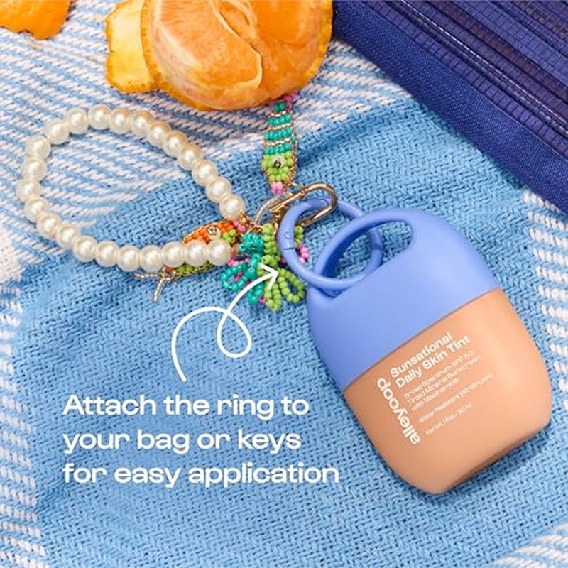 Alleyoop Sunsational Tinted Moisturizer SPF 50 for Face Broad Spectrum ? 100% Mineral Face Sunscreen with Jojoba, Hydrating & Soothing Tinted Sunscreen, Vegan & Cruelty-Free (Beam)