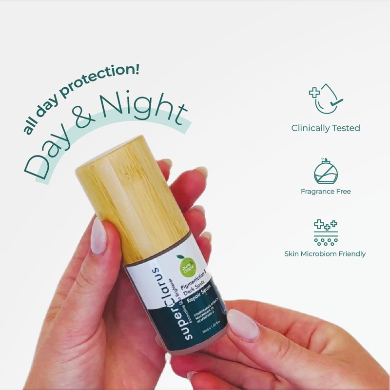 Pure & Cimple Probiotic Skin Brightening Serum | Dark Spot Face Treatment | Age Spots | Melasma, Sun Damage and Dark Pigmentation Remover | Brighter Skin Tone | Fragrance-Free