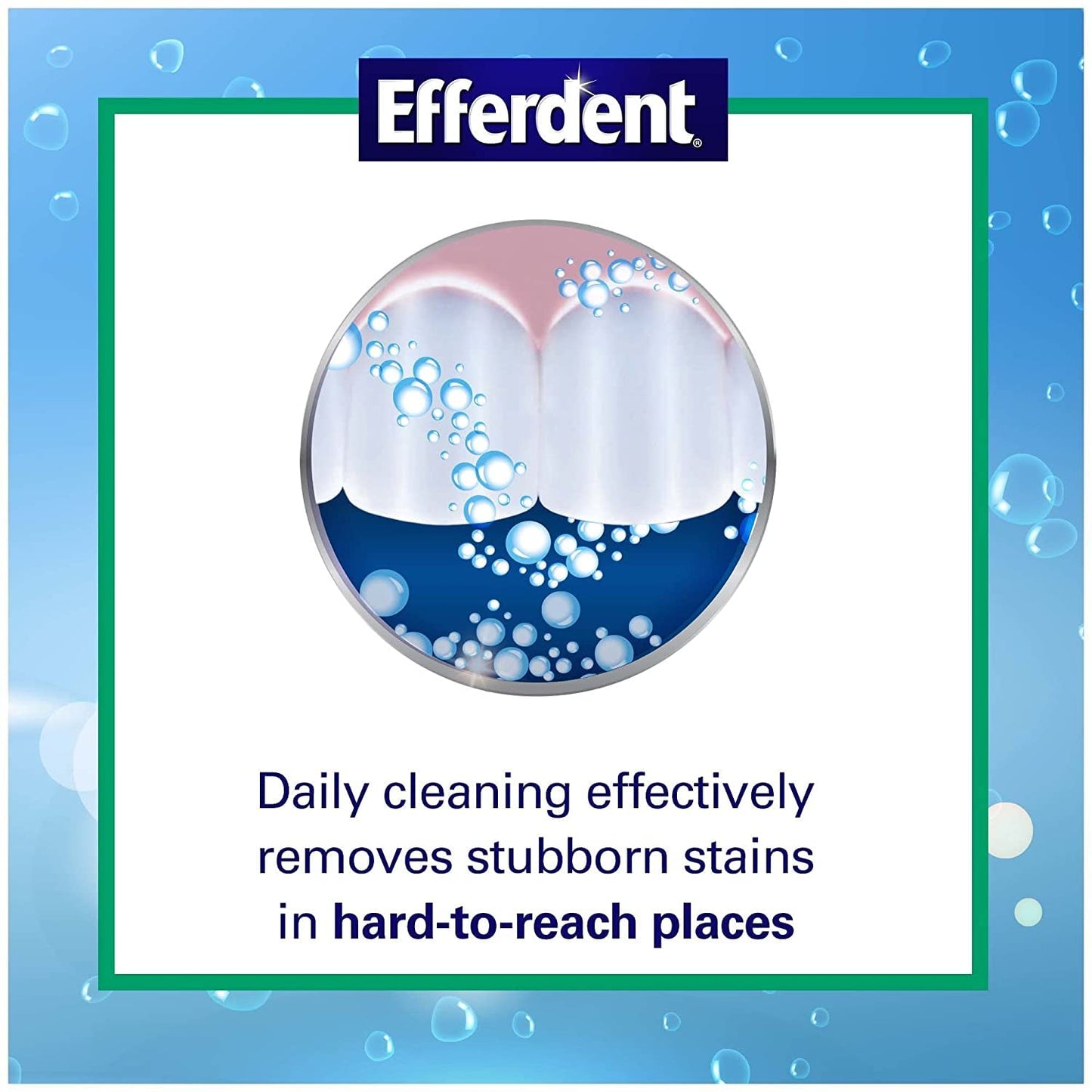 DenTek Professional-Fit, Maximum Protection Dental Guard for Teeth Grinding and Efferdent Anti-Bacterial Cleanser Tablet, 90ct