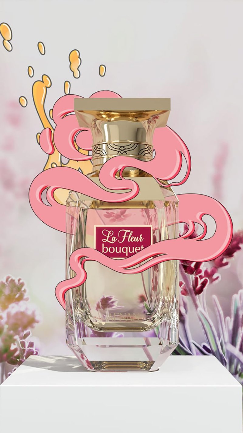 Afnan La Fleur Bouquet Eau De Parfum for Women, 2.7 Fl. Oz