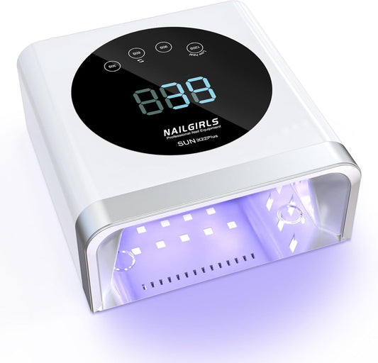 150W UV Nail Lamp - Professional Gel Polish Dryer with Automatic Sensor & LCD Display