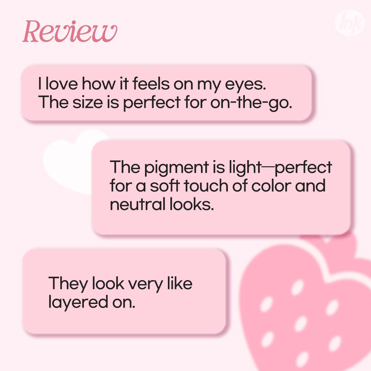 Peripera Ink Pocket Shadow Palette, Eyeshadow Quads, Creamy Formula, Blendable Matte & Shimmer Shades, Easy to Apply (008 STRAWBERRY IN MUTE, One Size)