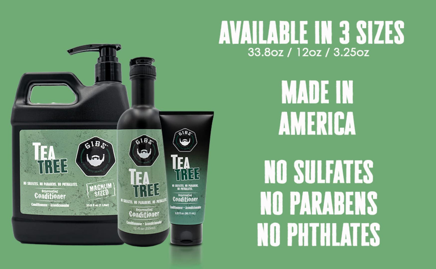 GIBS Grooming Tea Tree Conditioner, 12 fl. oz.