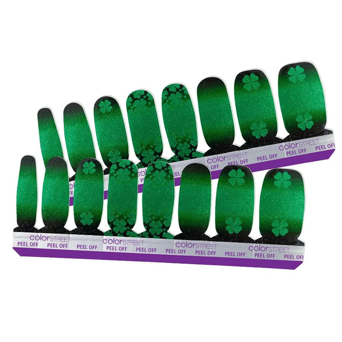 Clover and Out Nail Polish Strips by Color Street | FDS562 - Easy Application