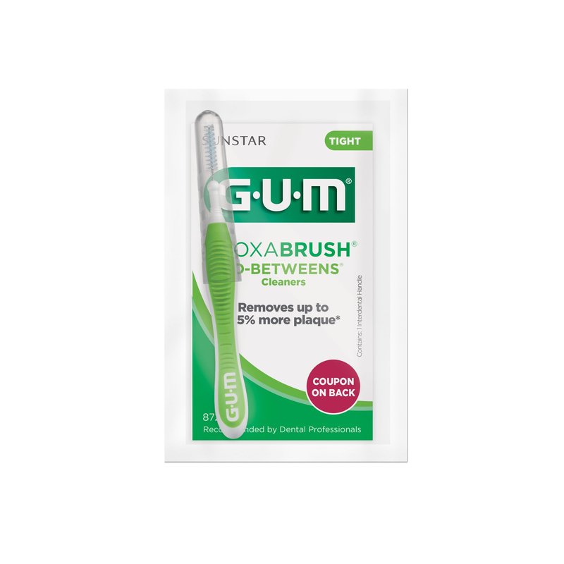 GUM Proxabrush Go-Betweens, Tight-Interdental Brushes, 872PQ, Professional Samples, 1 Count (Pack of 36)
