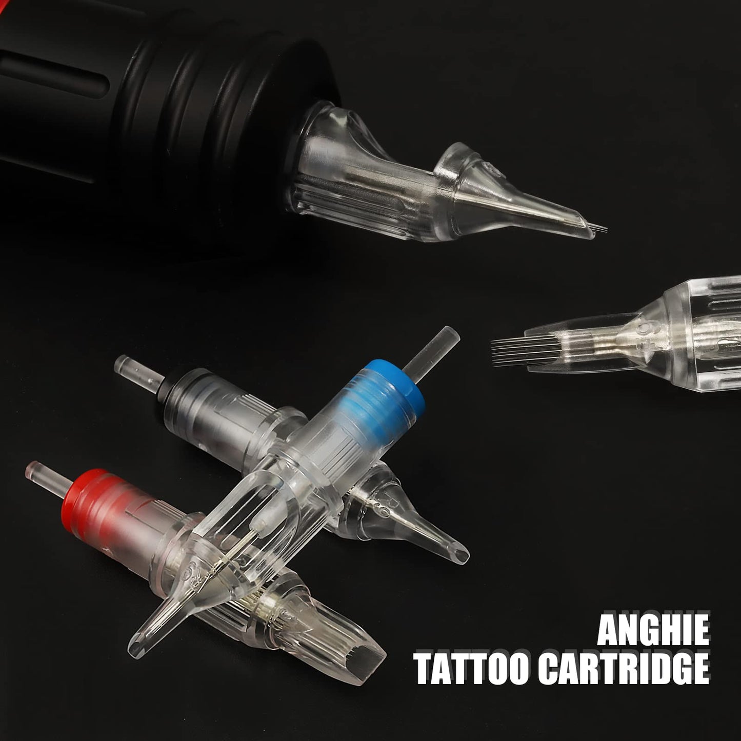 Anghie 80Pcs Mixed 3RL 5RL 7RL 5RS 7RS 9RM 5M1 7M1 Standard #10#12 for Artists and beginners