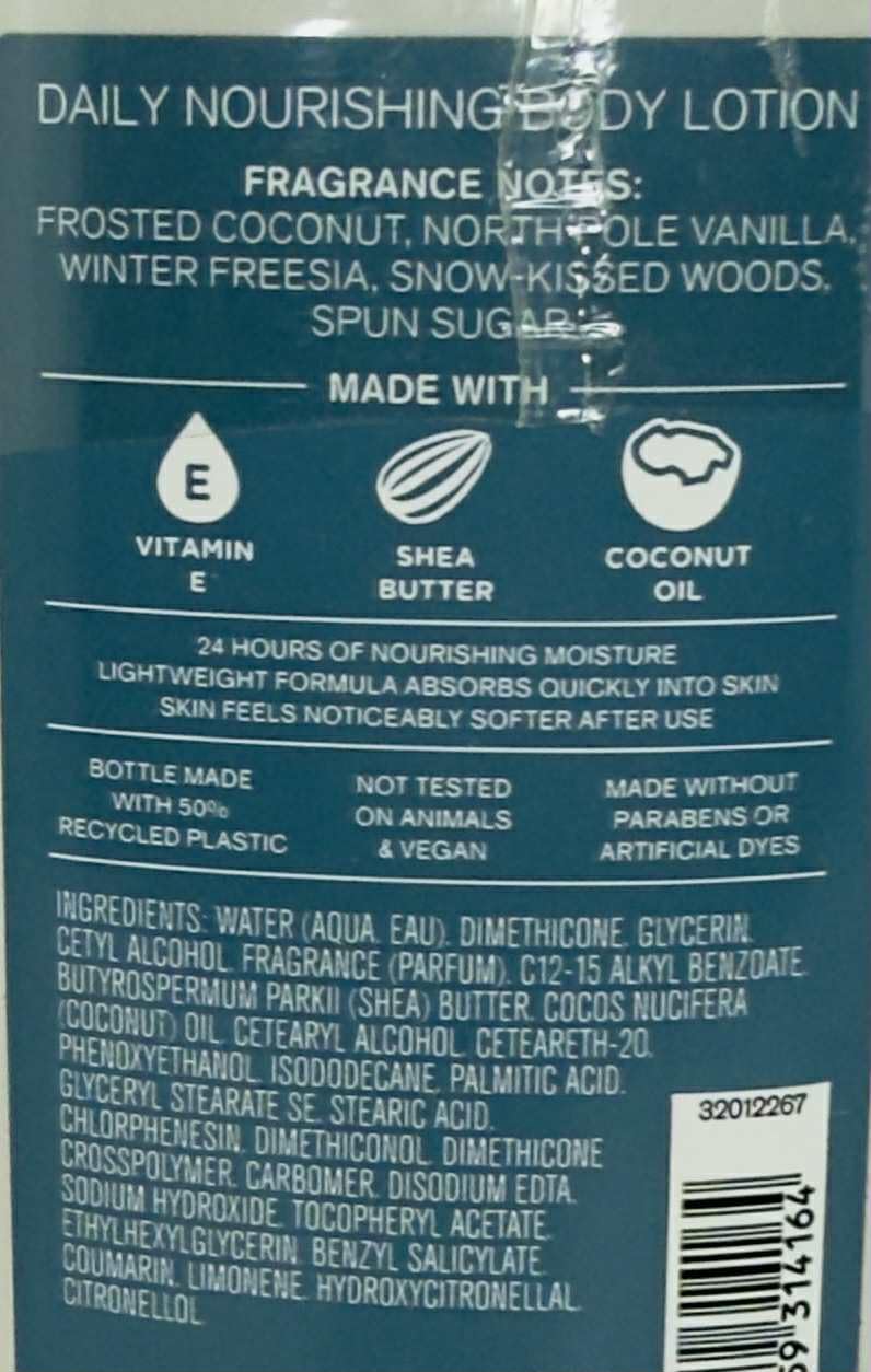 Bath and Body Works 2 Pack Frosted Coconut Snowball Super Smooth Body Lotion 8 Oz